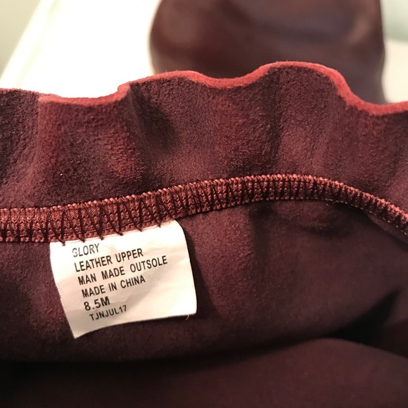 Nanette Lenore burgundy leather boots - Picture 12 of 12